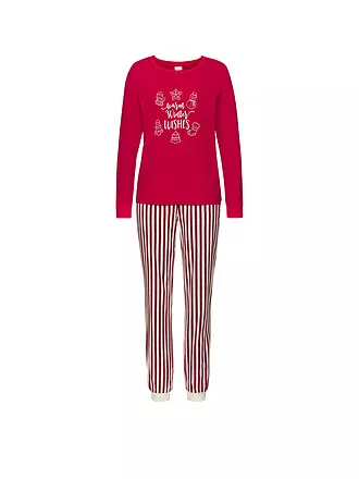 LASCANA | Pyjama LAS XMAS | rot